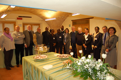 The Institute's Director with members of the delegation