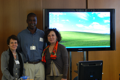 Dr. Ondina Leon Diaz, Dr. Pastor Alfonso Zamora and Dr. Rossella Lelli