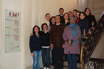 Experts from the G. Caporale Institute lecture at OIE Geographic Information Systems course