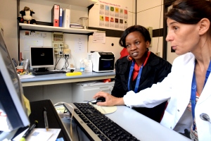 From Zimbabwe at IZSAM for a training course financed by IAEA