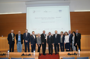 The IZSAM in Brussels at the conference Natural Disasters and “One – Health”. Are we prepared?