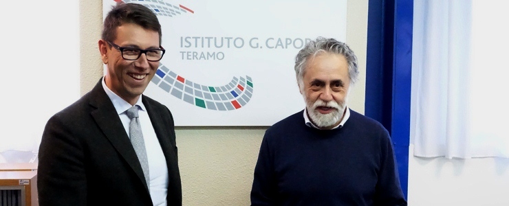 Il saluto al prof. Mattioli