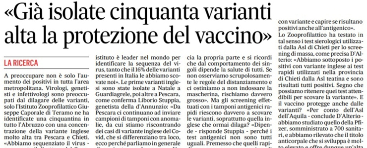 Già isolate cinquanta varianti: alta la protezione del vaccino