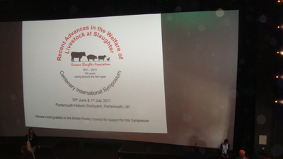 The Institute attends the symposium celebrating the centenary of the Humane Slaughter Association 