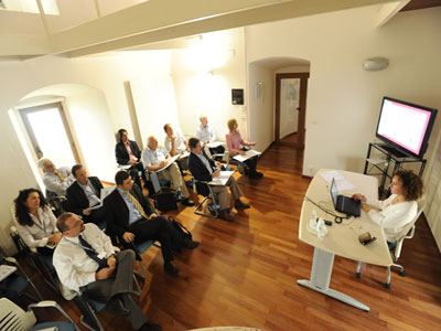 Sessione dei lavori a Torre di Cerrano