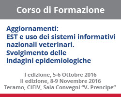 Aggiornamenti: EST e uso dei sistemi informativi nazionali veterinari. Svolgimento delle indagini epidemiologiche