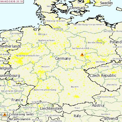 Figure 1. Outbreak of West Nile Disease in Germany